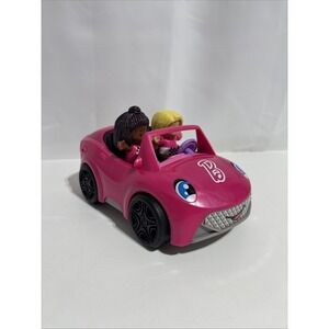Fisher Price Little People BARBIE Talking Car Tested And‎ Working & 2 Figures